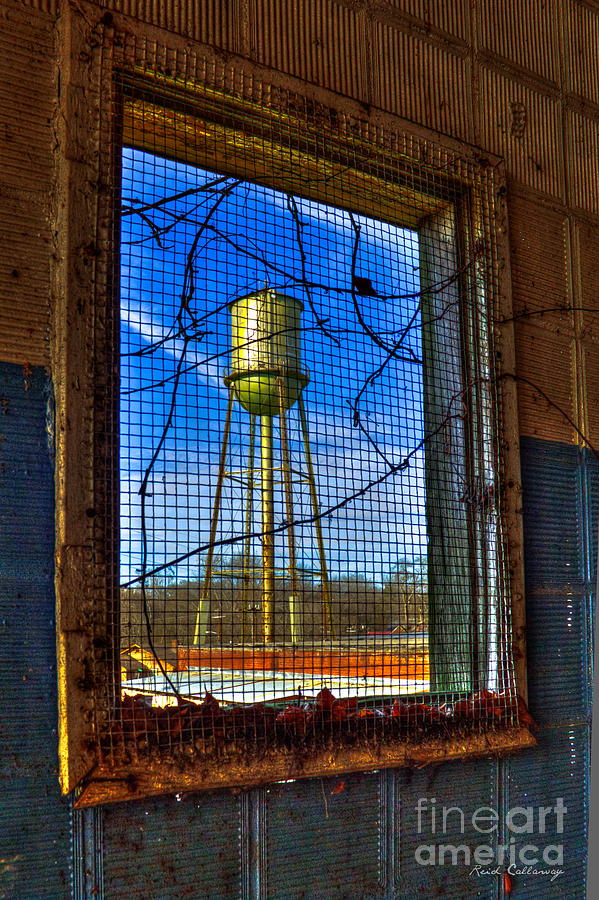 Looking Inside Out Mary Leila Cotton Mill Water Tower Art Photograph by Reid Callaway