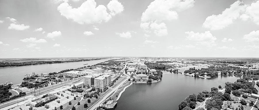 Looking North from the State Capitol Baton Rouge Panoramic  Photograph by Scott Pellegrin