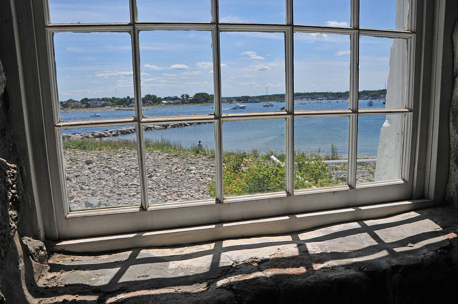 Looking Out Lighthouse Window Photograph by Mike Martin