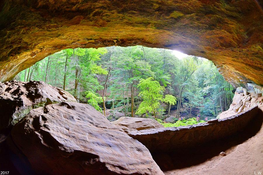 Looking Out Of Old Mans Cave Photograph by Lisa Wooten