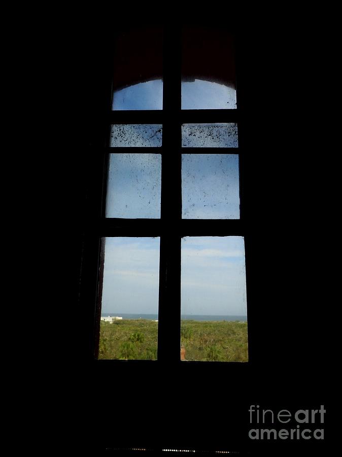 Looking Out The Lighthouse Window Photograph by D Hackett