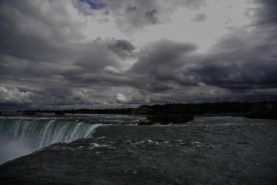 Looking Over Horseshoe Falls Photograph by Judy Hall-Folde