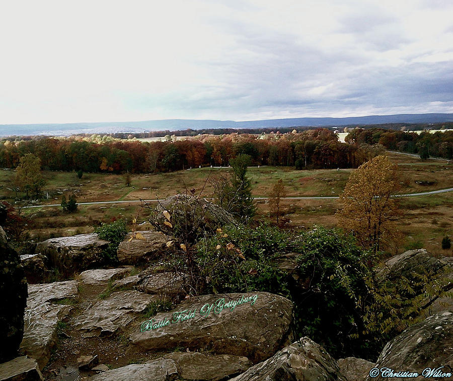 Looking Over The Battle Field Of Gettysburg Photograph by Chris W Photography AKA Christian Wilson