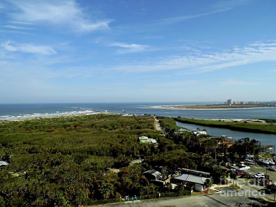 Looking South To Ponce Inlet Photograph by D Hackett
