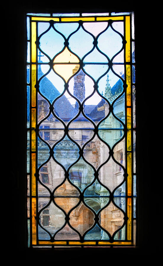 Looking Through A Stained Glass Window Photograph by Dave Mills