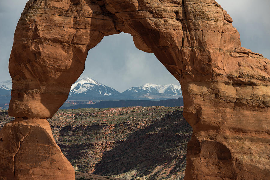 Looking Through Delicate Arch Photograph by Jennifer Ancker