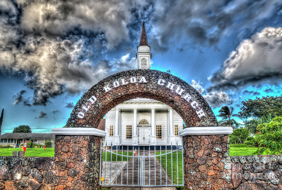 Looking Thru Time Old Koloa Church Koloa Kauai Art Photograph by Reid Callaway