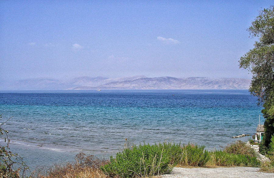 Greek Island Blues  Photograph by Connie Handscomb