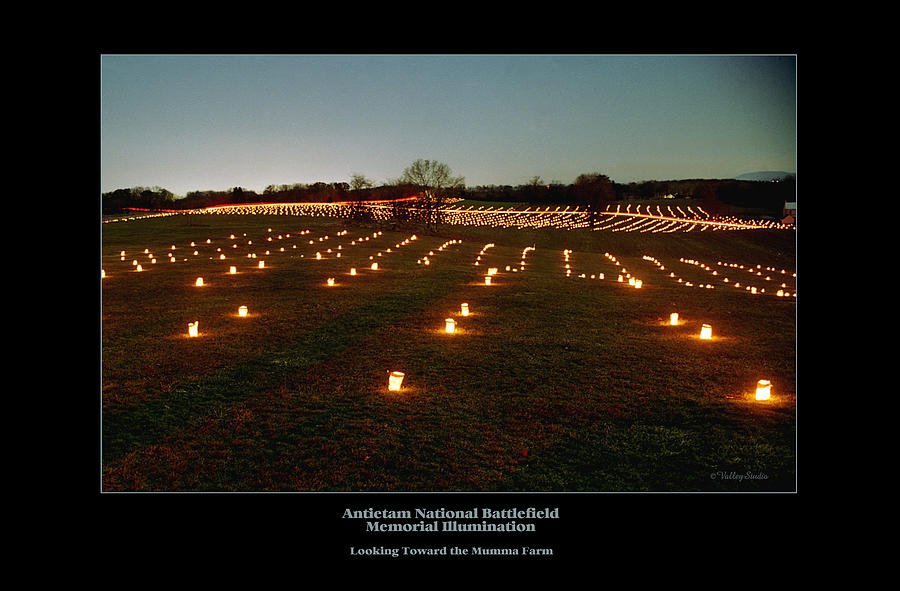 Candle Photograph - Looking Toward the Mumma Farm 95 by Judi Quelland