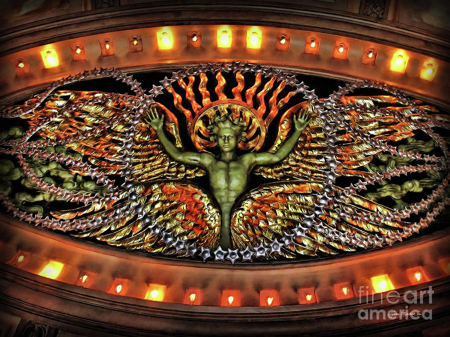 New York City Digital Art - Looking Up from the Applause by Joan  Minchak