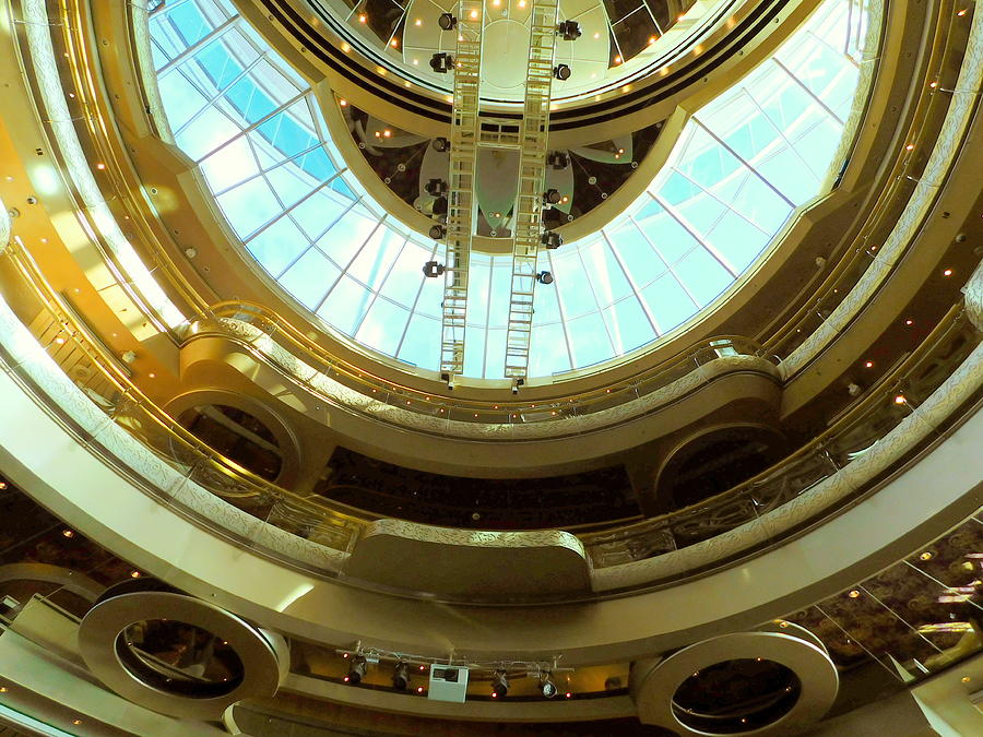 Looking UP in the Grandeur of the Seas Photograph by Arlane Crump ...