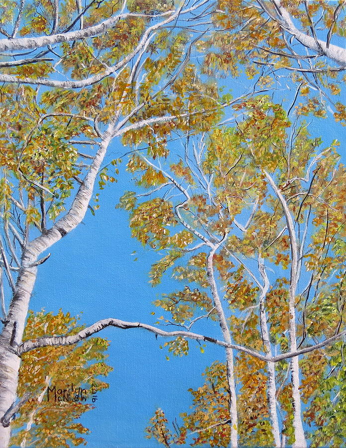 Looking Up Painting by Marilyn McNish