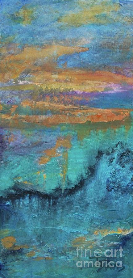 Abstract Landscape Painting - Looking Up by Terri Davis