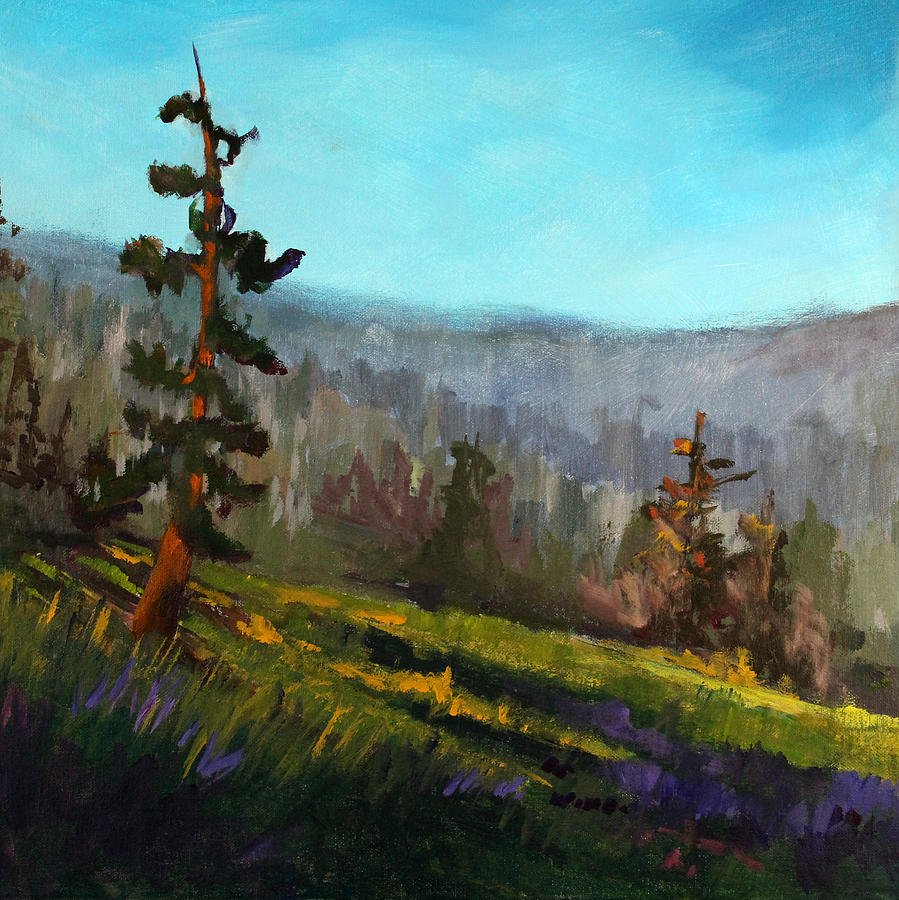 Looking West Painting by Nancy Merkle