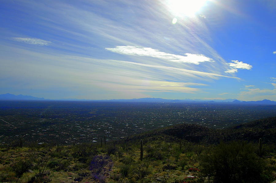 Spring Photograph - Lookout Over Tucson by Teresa Stallings