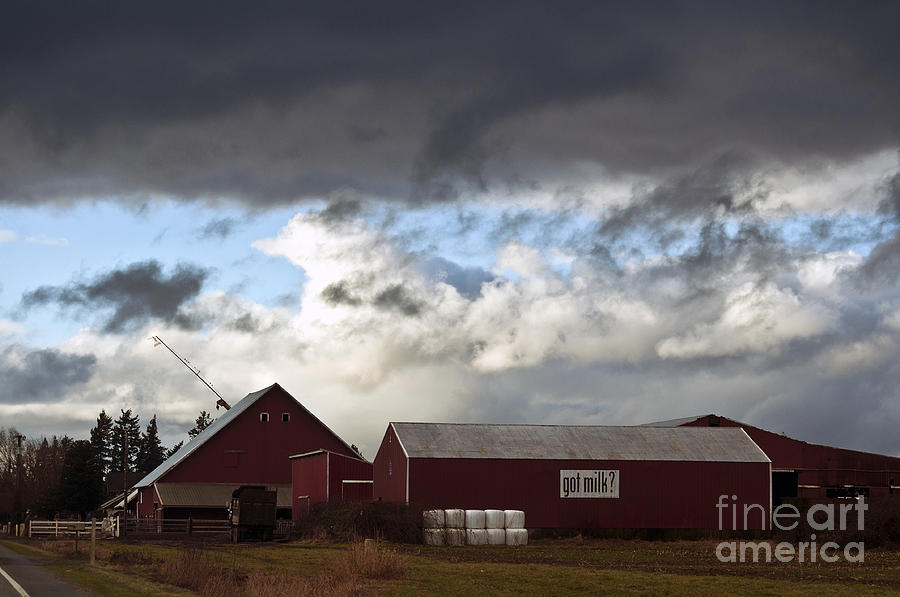 Looming Storm in Sumas Washington Photograph by Clayton Bruster