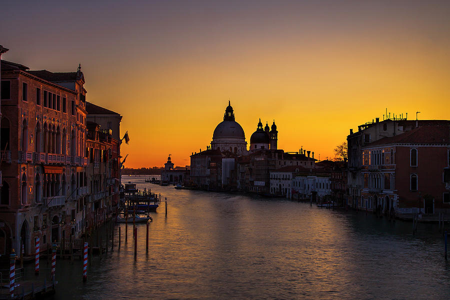 Looming Sunrise over the Grand Canal Photograph by Andrew Soundarajan