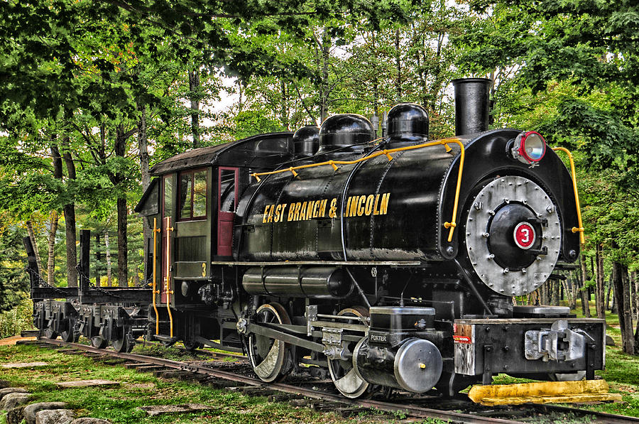 Loon Mountain Logging Locomotive Photograph by Mike Martin