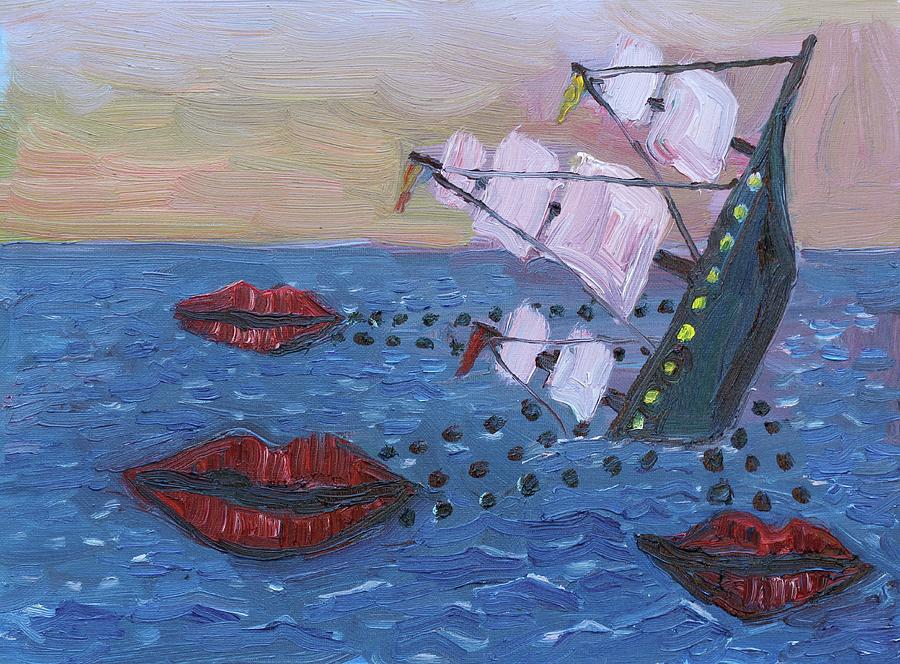 Loose Lips Sink Ships Painting By John Kilduff Fine Art America