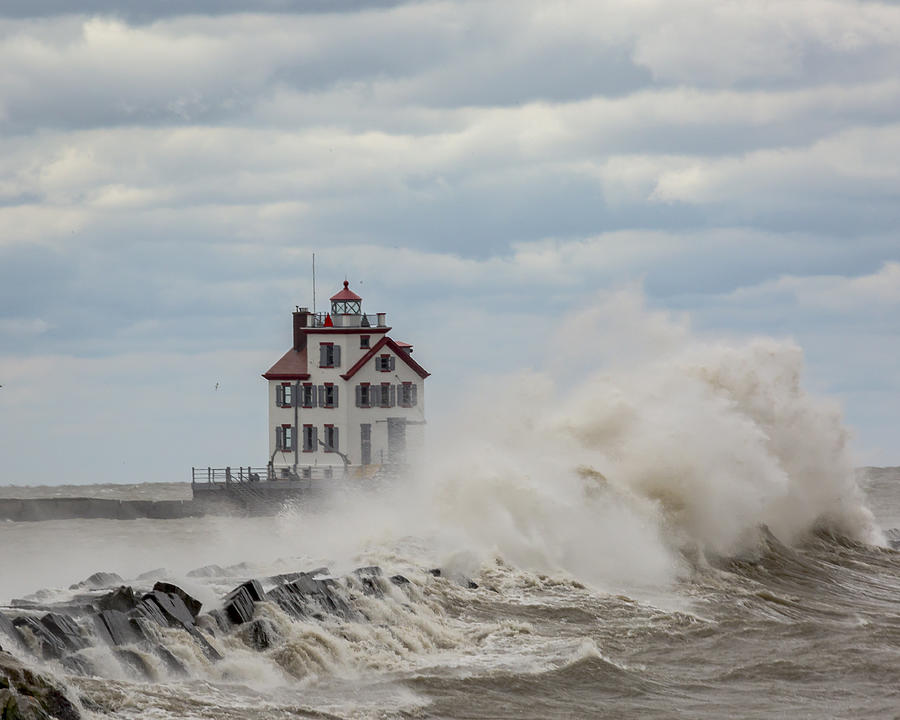 Lorain Ligthouse Photograph by Jack R Perry