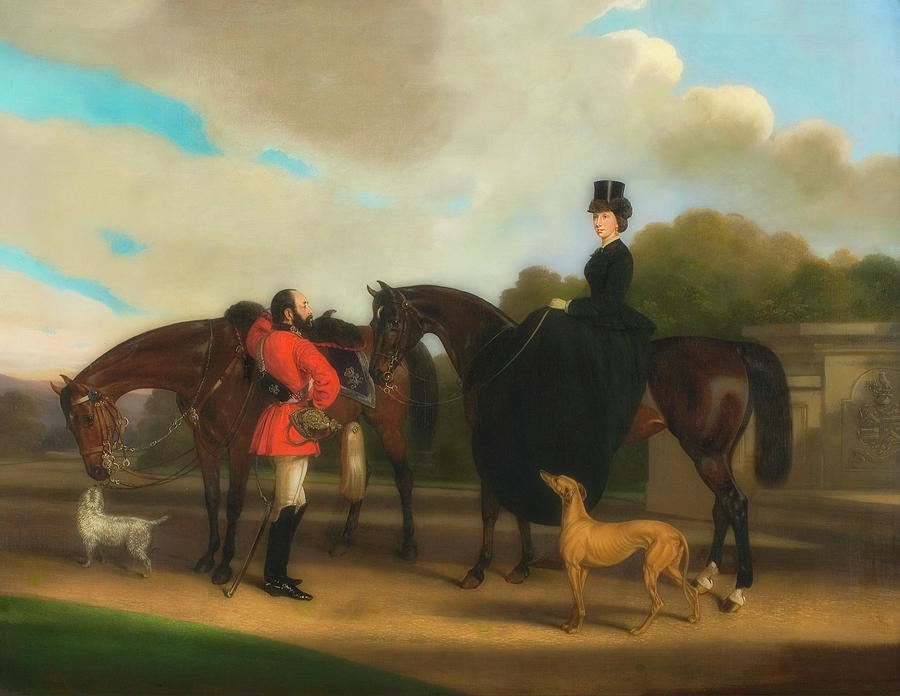 Vintage Painting - Lord And Lady Twemlow by Mountain Dreams