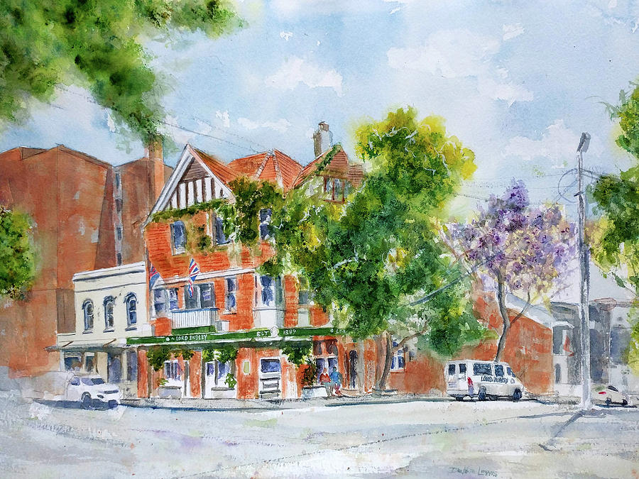 Lord Dudley Hotel Painting by Debbie Lewis