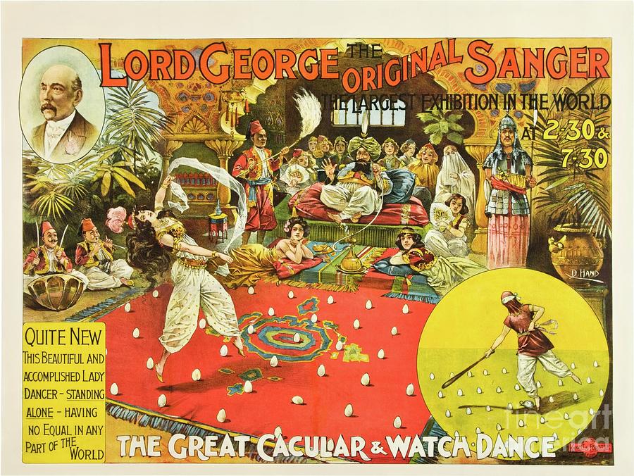 Lord George Sanger Victorian Circus Painting by Peter Ogden