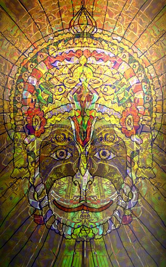 Lord Hanuman Digital Art by Michael African Visions