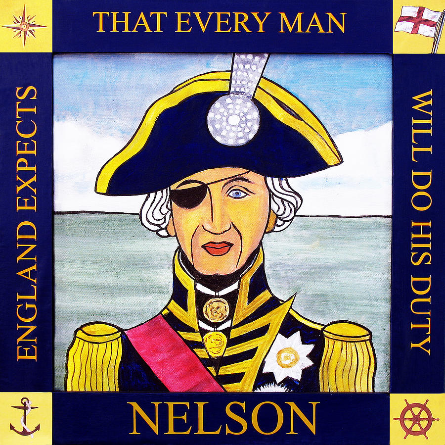 Lord Nelson Painting by Paul Helm