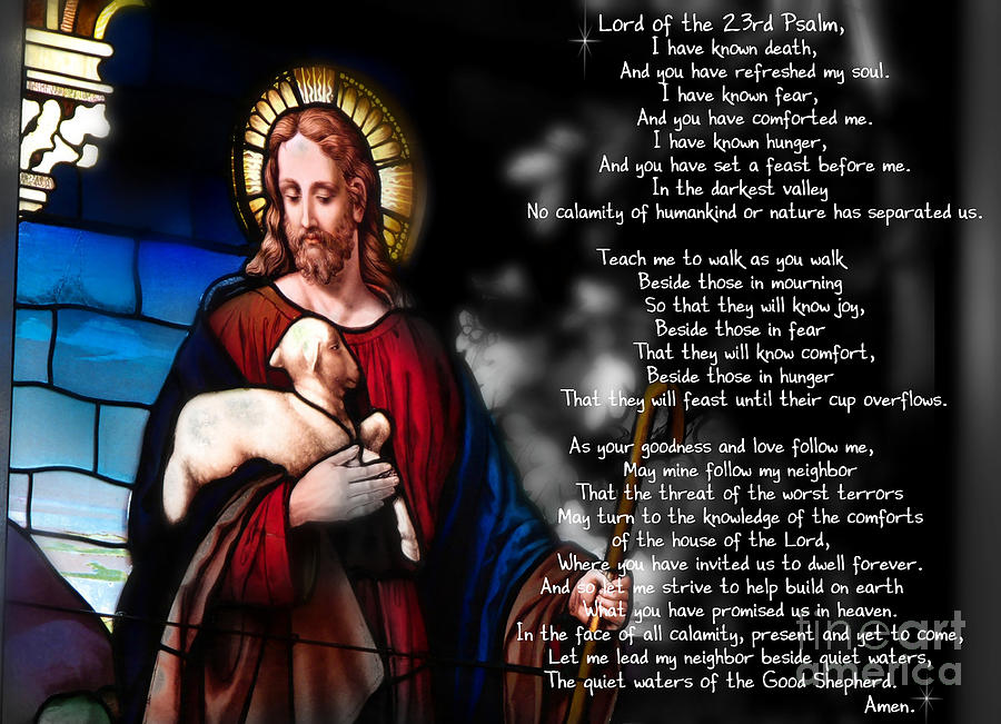 Jesus Christ Digital Art - Lord of The 23rd Psalm by Belinda Rose