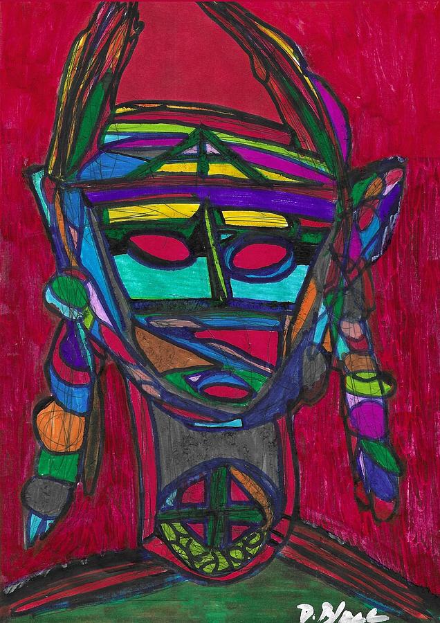 Abstract Drawing - Lord of the Manor by Darrell Black