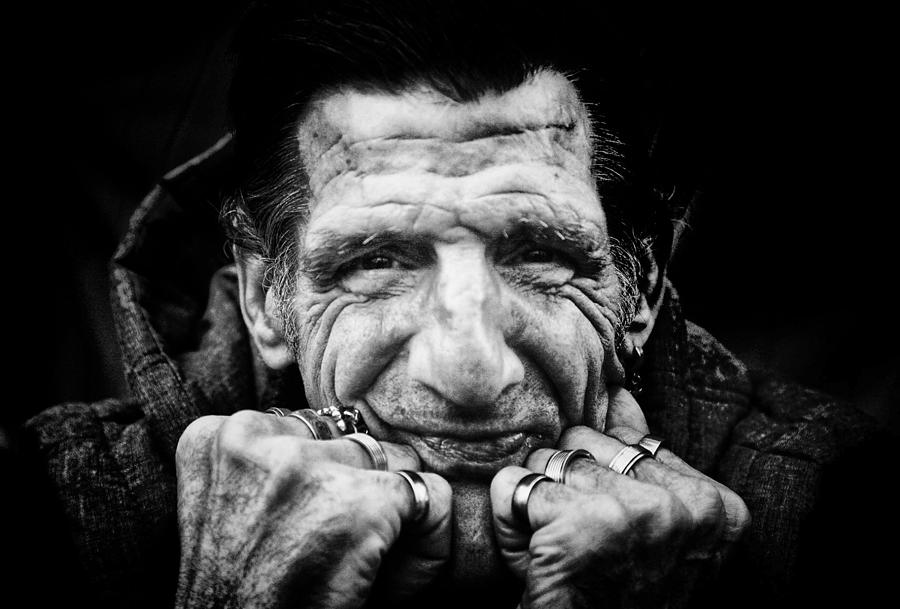 Street Portraits Photograph - Lord of the rings by Juan  HRodriguez
