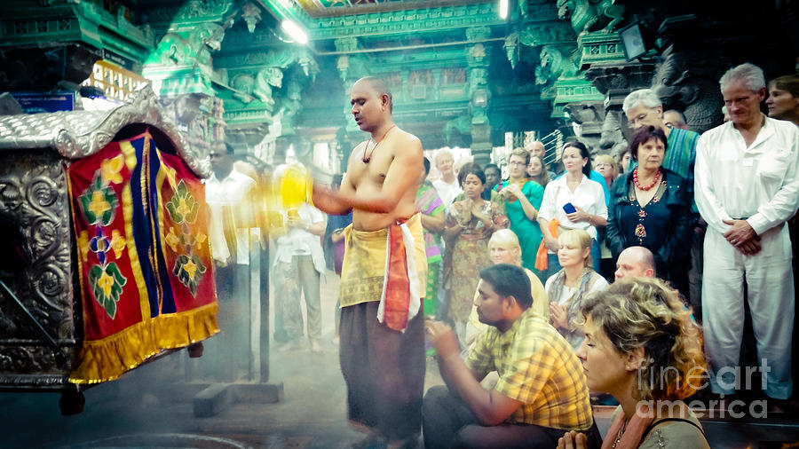 Lord Shiva Meenakshi temple Madurai India Photograph by Raimond Klavins