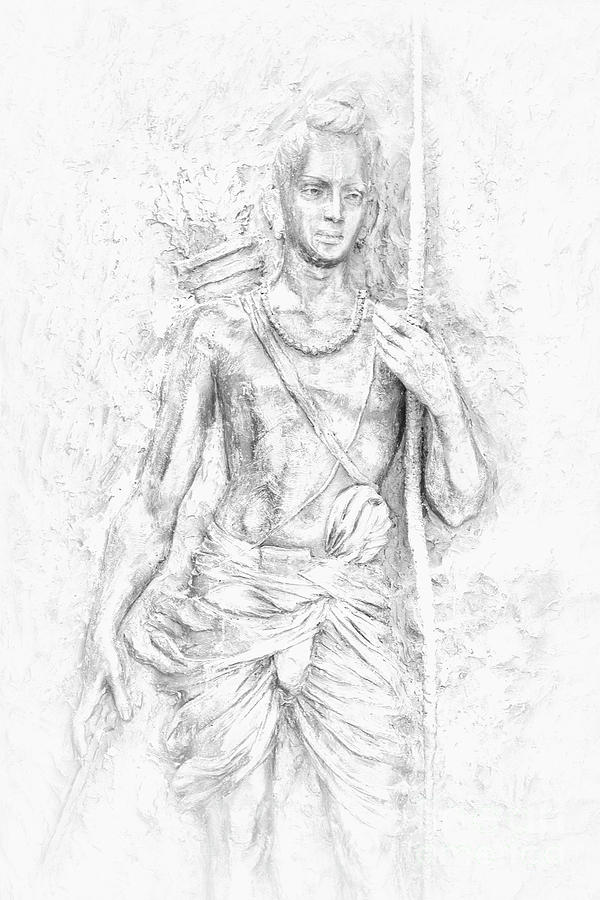 Jai Shri Ram 🚩 @itsrajuart #hanuman #jaishreeram #tuesday #art #drawing # sketch #god #pencil #artist #itsrajuart | Instagram