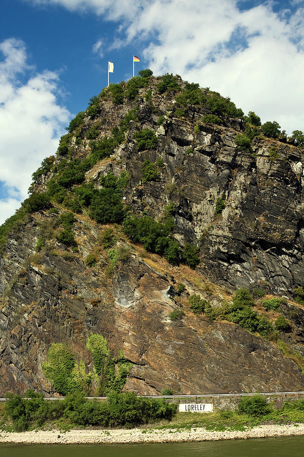 Loreley Rock Photograph by Sally Weigand