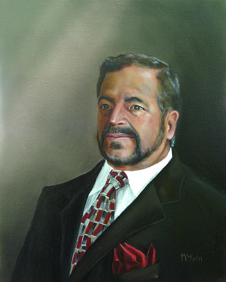 Portrait Painting - Lorenzo by Mark McKain