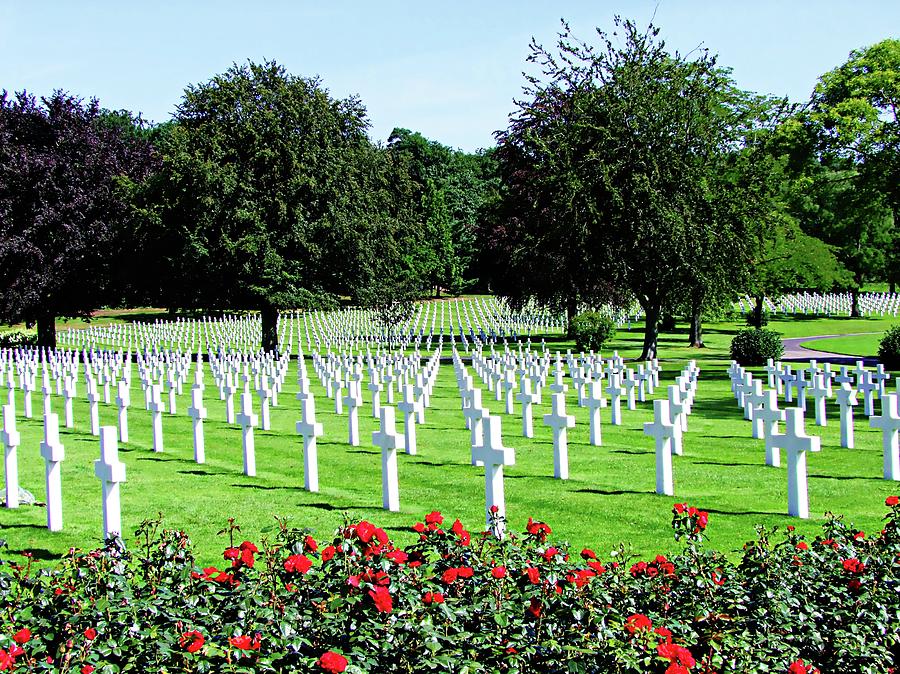 Lorraine American Cemetery - St Avold, France Digital Art by Joseph Hendrix