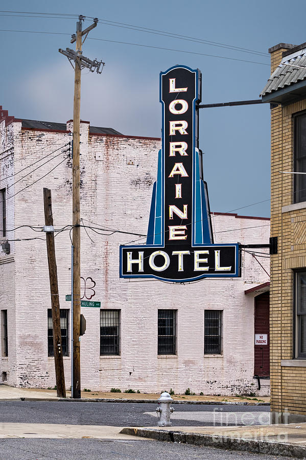 Lorraine Hotel Sign Photograph by Jerry Fornarotto