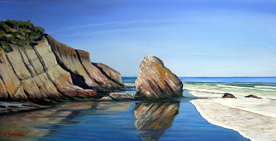 Lorraines Beach Painting by Jeffrey Campbell
