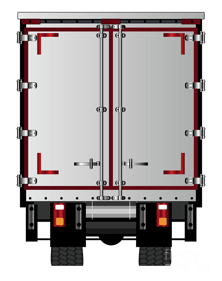 Lorry Rear Doors Digital Art by Bigalbaloo Stock Pixels