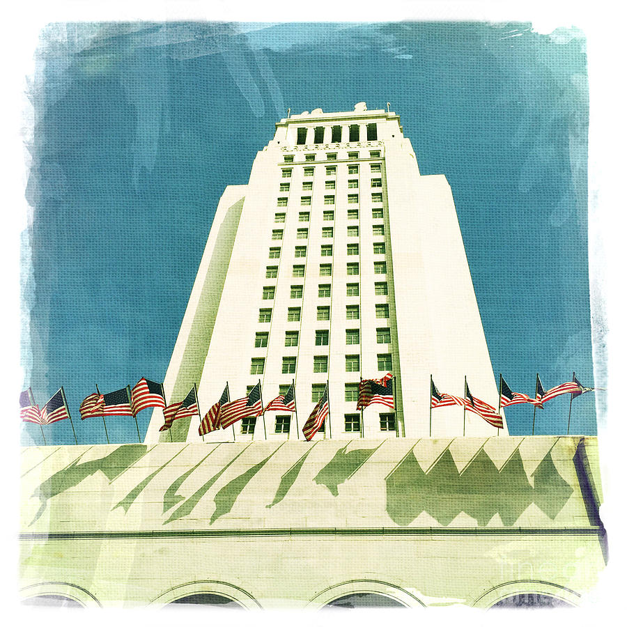 Los Angeles City Hall Photograph by Nina Prommer
