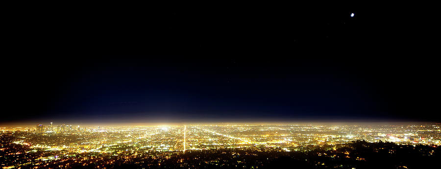Los Angeles City Skyline Photograph by Mark Andrew Thomas