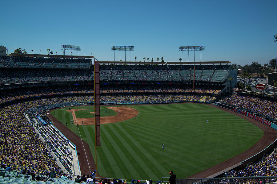Los Angeles Dodgers Dodgers Stadium Baseball 2063 Photograph by David Haskett II