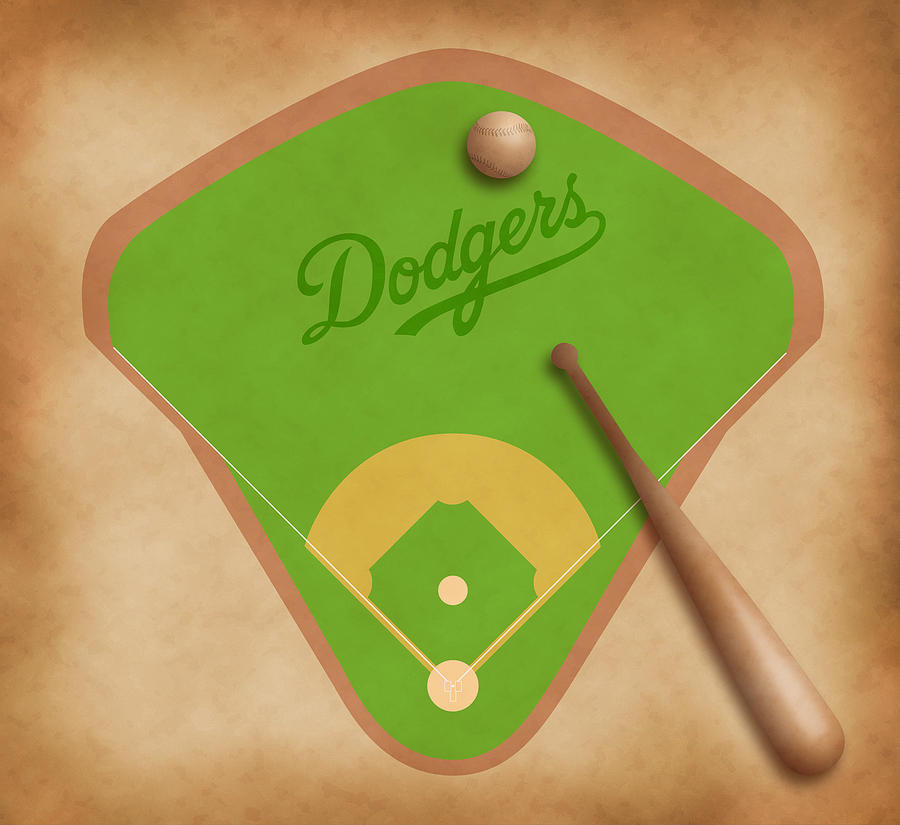 Los Angeles Dodgers Field Digital Art