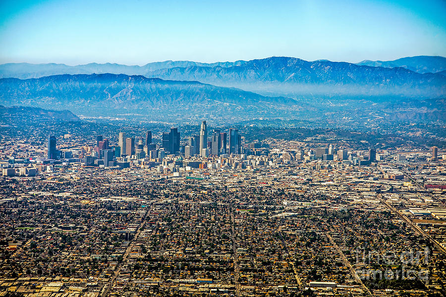 Los Angeles Photograph - Los Angeles from Above by Art K