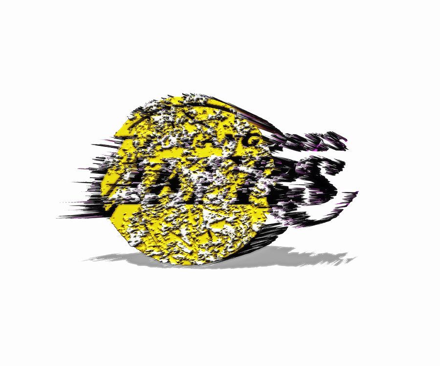 Los Angeles Lakers 6a Digital Art By Brian Reaves - Fine Art America