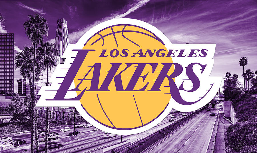 Los Angeles Lakers Artwork Digital Art by SportsHype Art