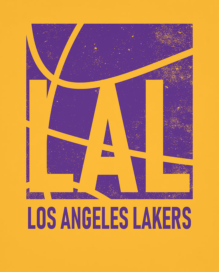 Los Angeles Lakers City Poster Art Mixed Media by Joe Hamilton - Fine ...