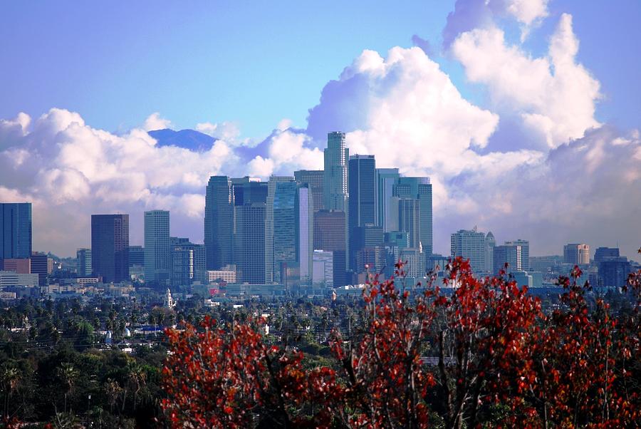 Los Angeles Photograph - Los Angeles Skyline Cloudscape by Matt Quest
