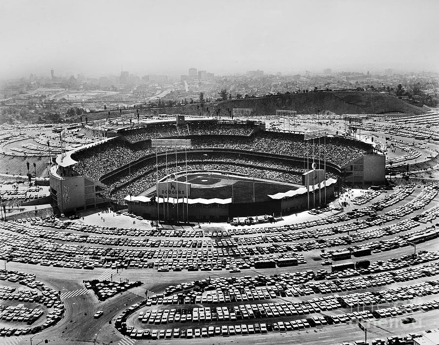 Dodgers Stadium, Los Angeles 1962 Photograph by Granger